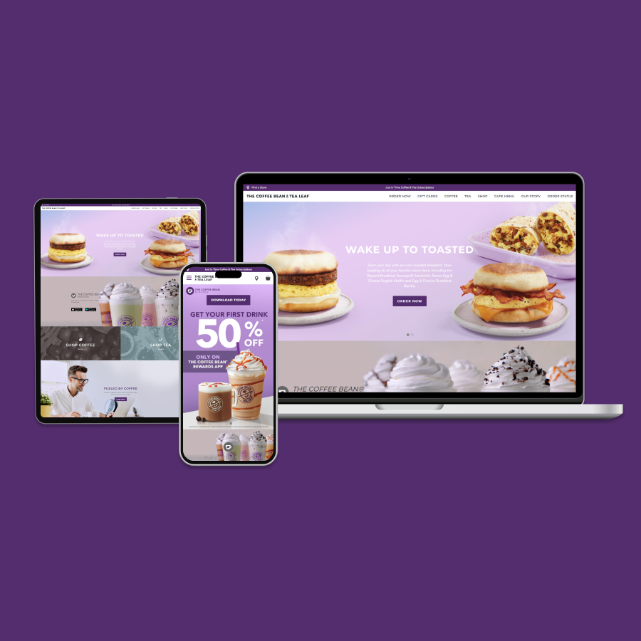 coffee bean & tea leaf website thumbnail