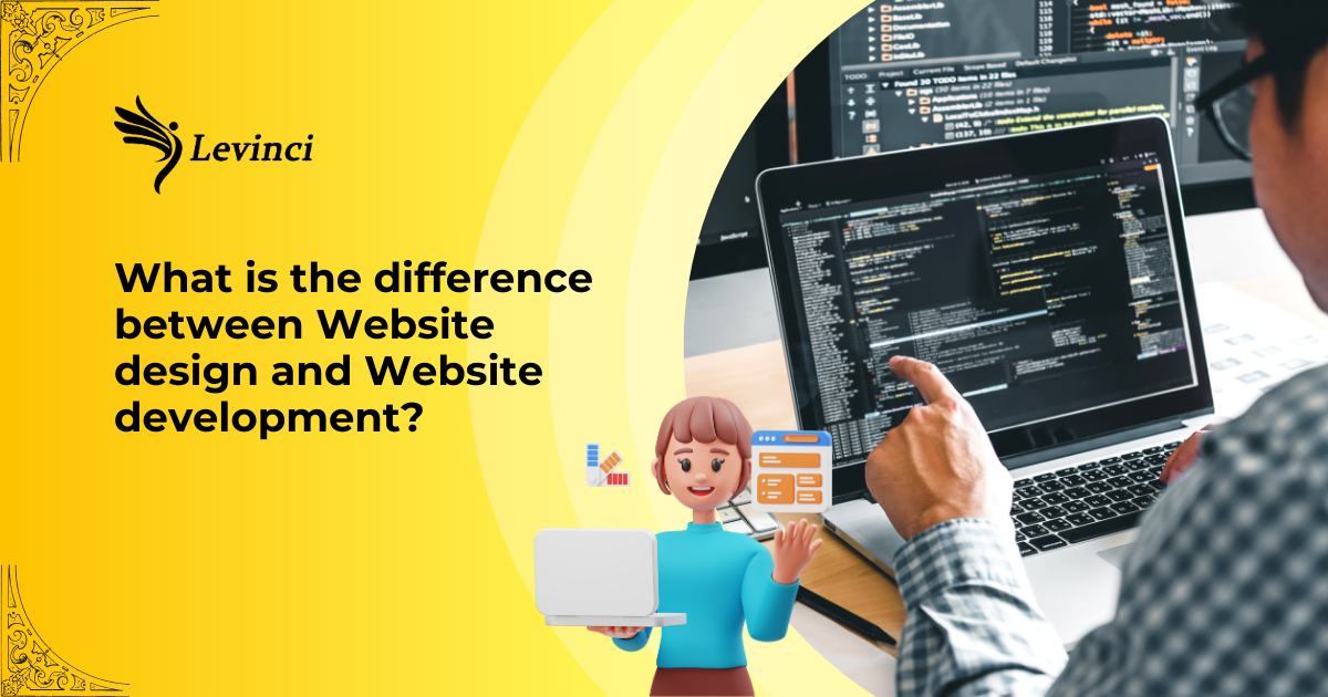 What is the difference between Website design and Website development