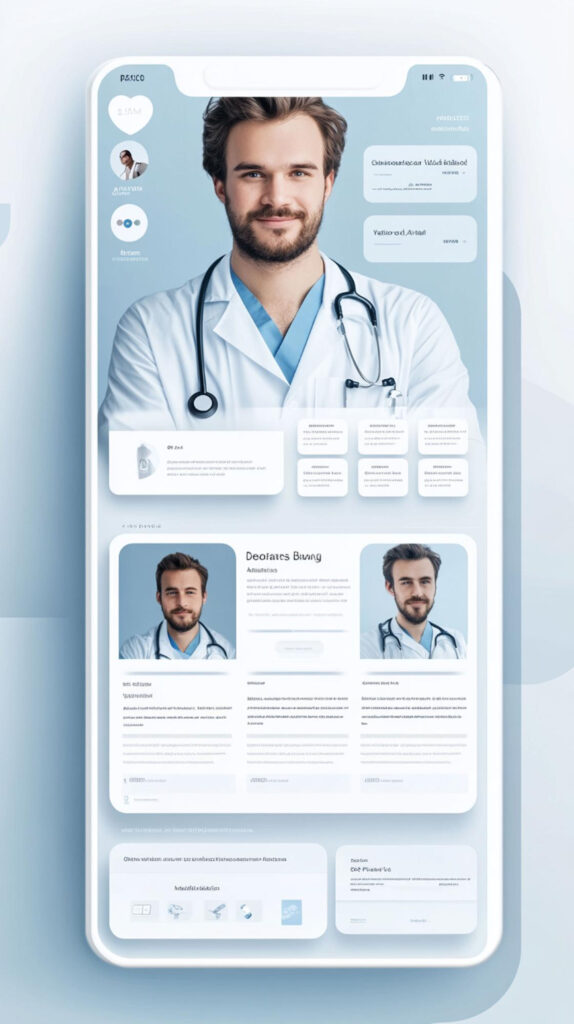 Clear profiles of doctors, nurses, and other healthcare professionals