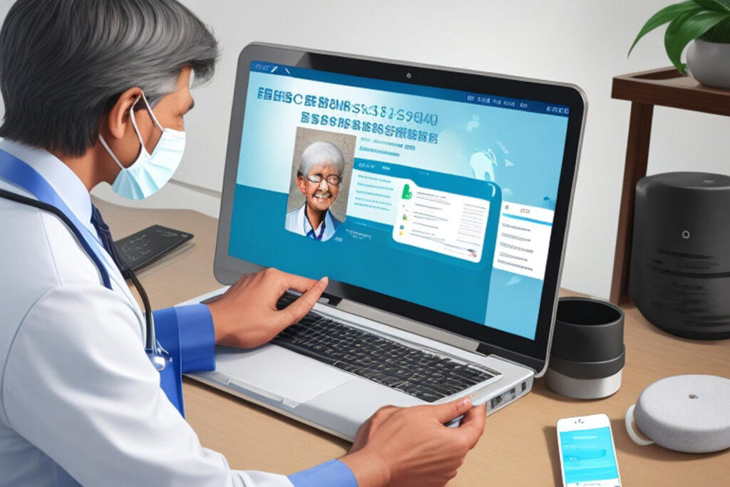 Patient Portal on healthcare website