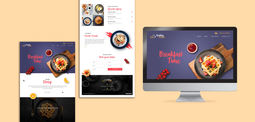 restaurant website